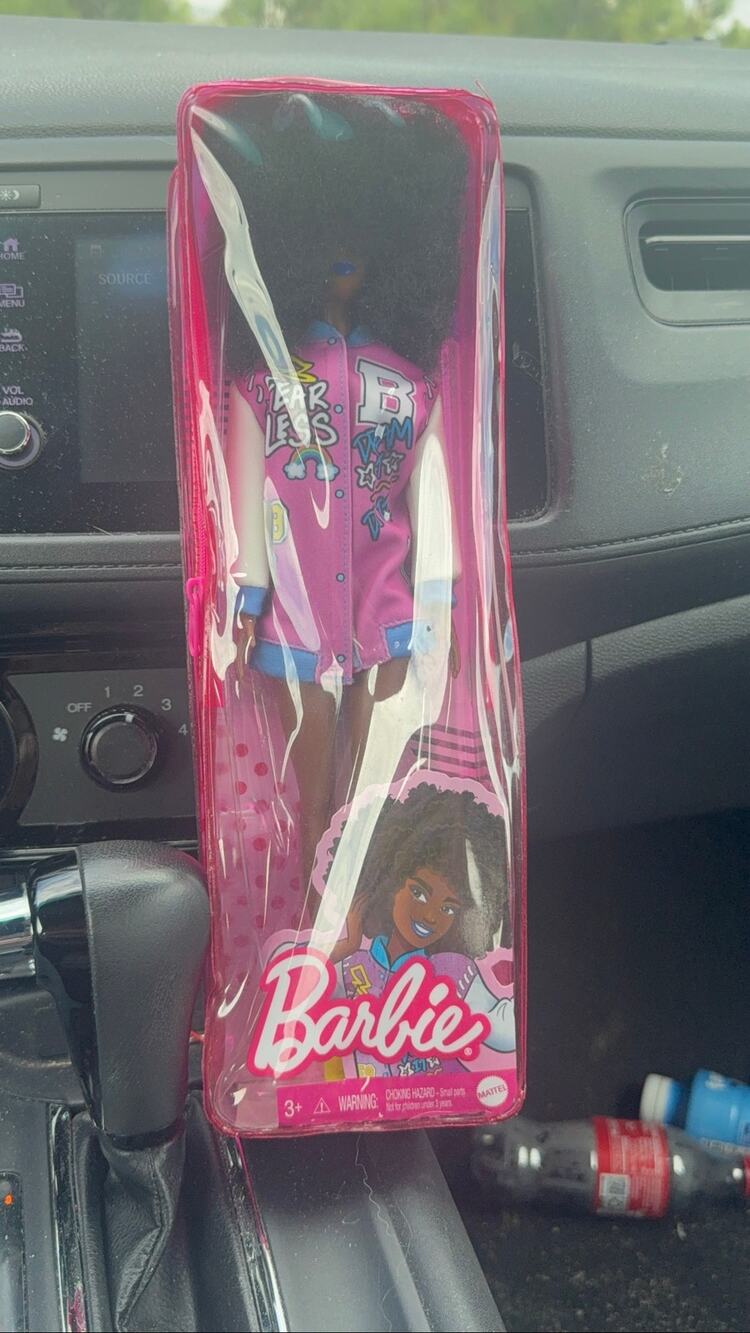 Barbie Fashionistas #156 GRB48 Afro Blue Lips Fear Less Doll Original Package